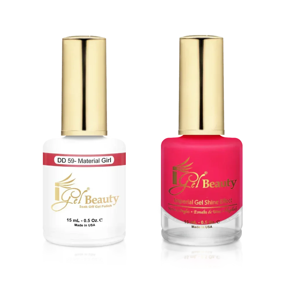 iGel Matching Duo Gel Polish 0.5oz - #059 Material Girl - TTT Nails Supply