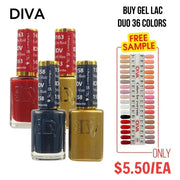 DND DIVA Swatch #05 - Prima Donna Collection 36 colors (#146 - #181) - TTT Nails Supply