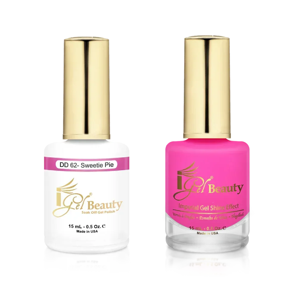 iGel Matching Duo Gel Polish 0.5oz - #062 Sweetie Pie - TTT Nails Supply