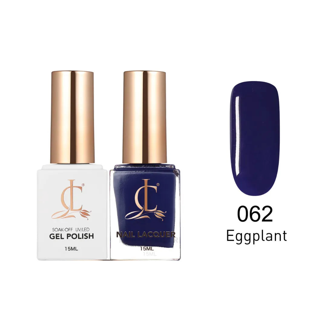 Cllam Duo Gel Lacquer - CL062 EGGPLANT