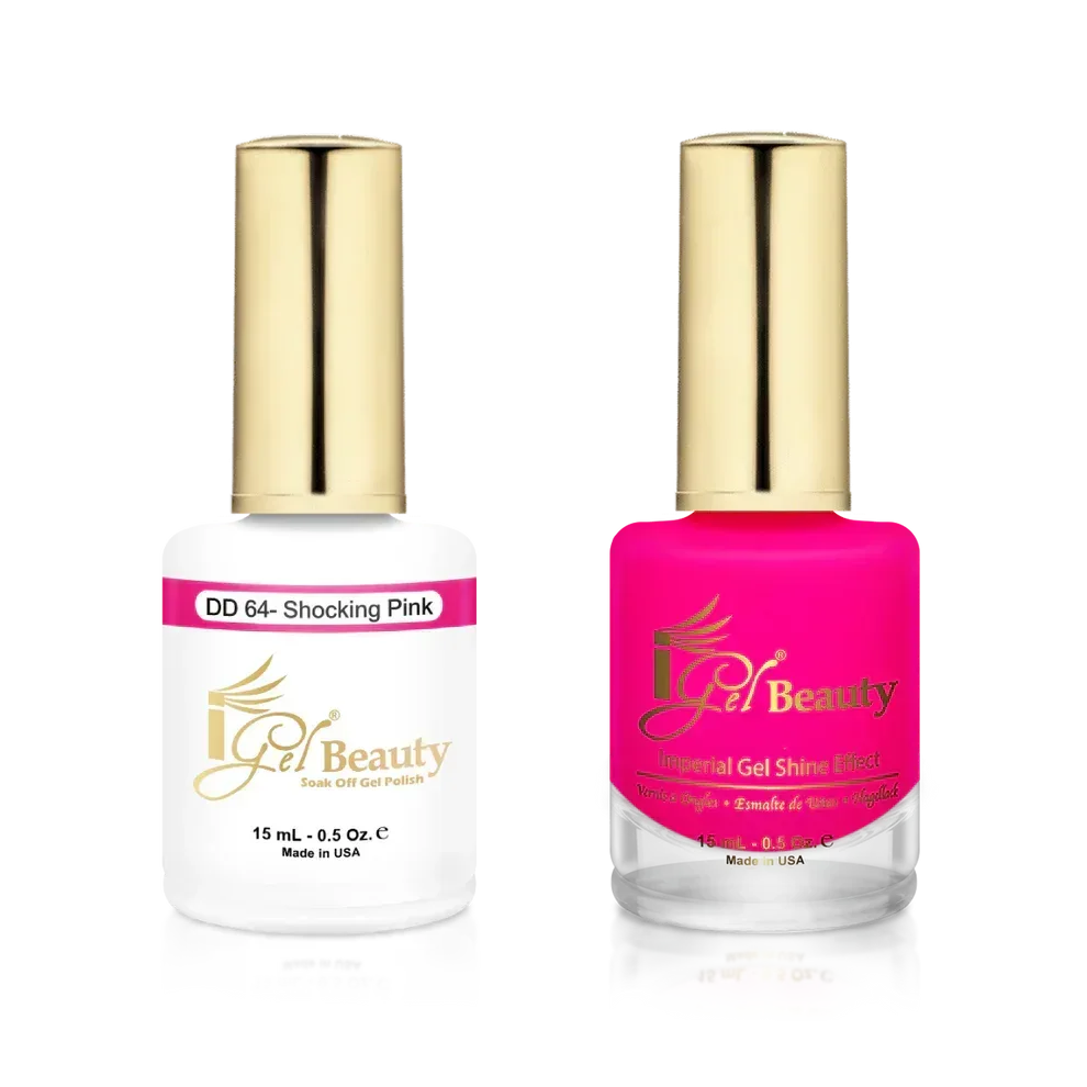 iGel Matching Duo Gel Polish 0.5oz - #064 Bright Orchid - TTT Nails Supply