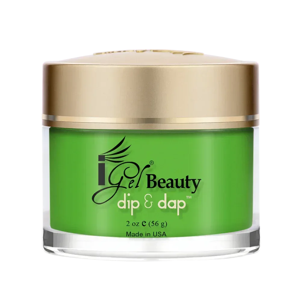 iGel Dip & Dap 2in1 Powder 2oz - #068 Screamin' Green - TTT Nails Supply
