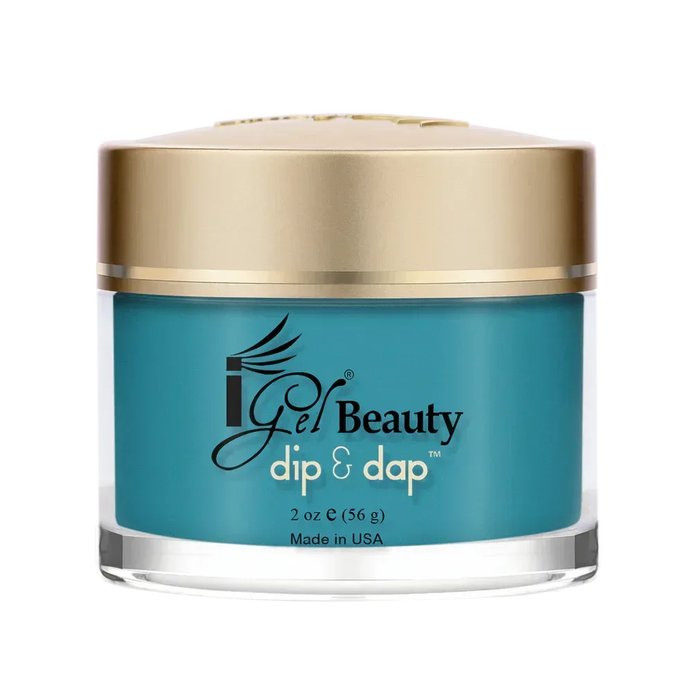 iGel Dip & Dap 2in1 Powder 2oz - #071 Caribbean Sea - TTT Nails Supply