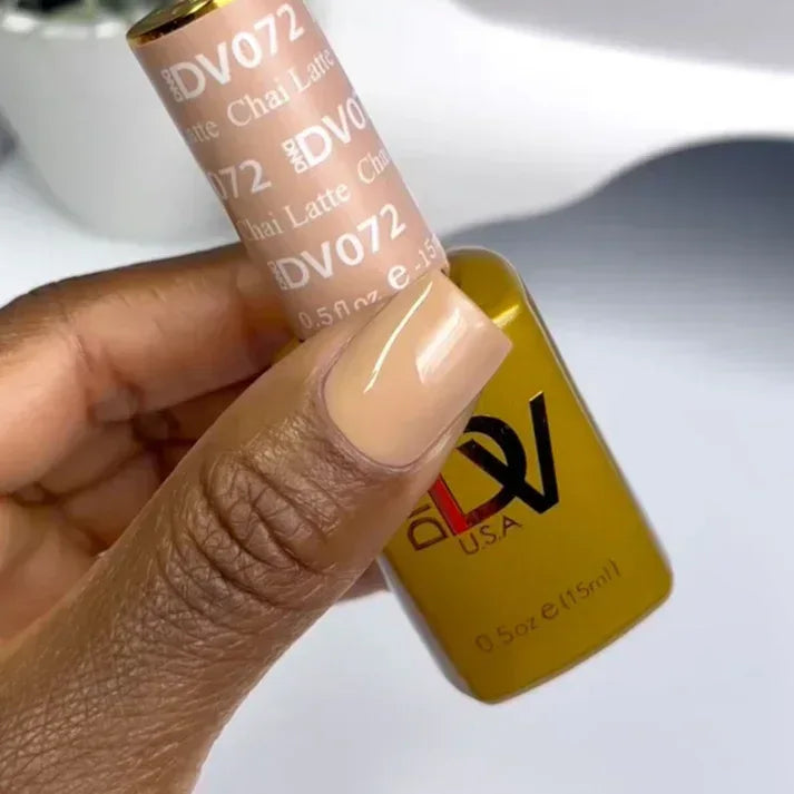 DND DIVA Duo Matching Color - #072 Chai Latte - TTT Nails Supply