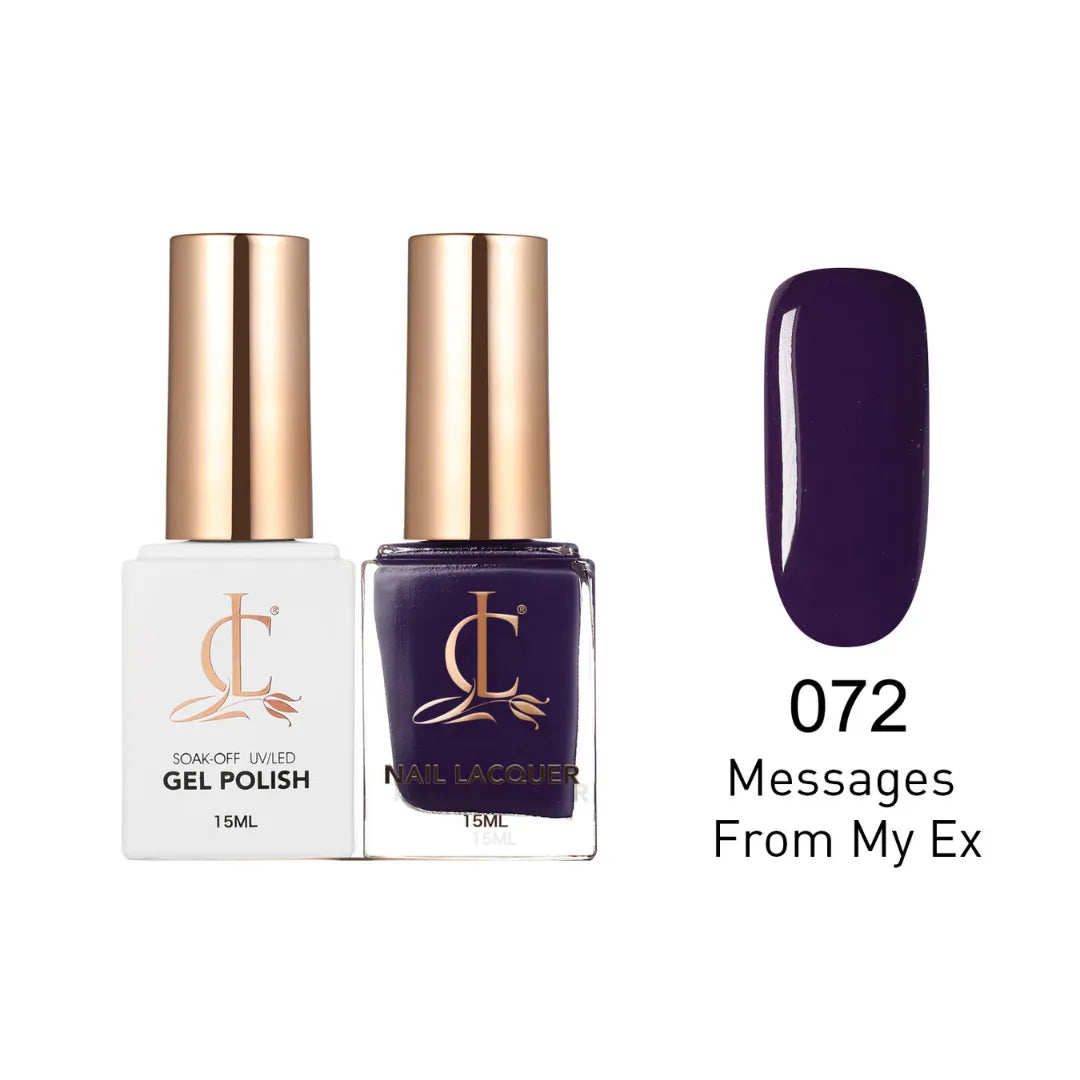Cllam Duo Gel Lacquer - CL072 MESSAGES FROM MY EX
