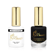 iGel Matching Duo Gel Polish 0.5oz - #073 At Midnight (BLACK) - TTT Nails Supply