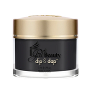 iGel Dip & Dap 2in1 Powder 2oz - #073 At Midnight (BLACK) - TTT Nails Supply