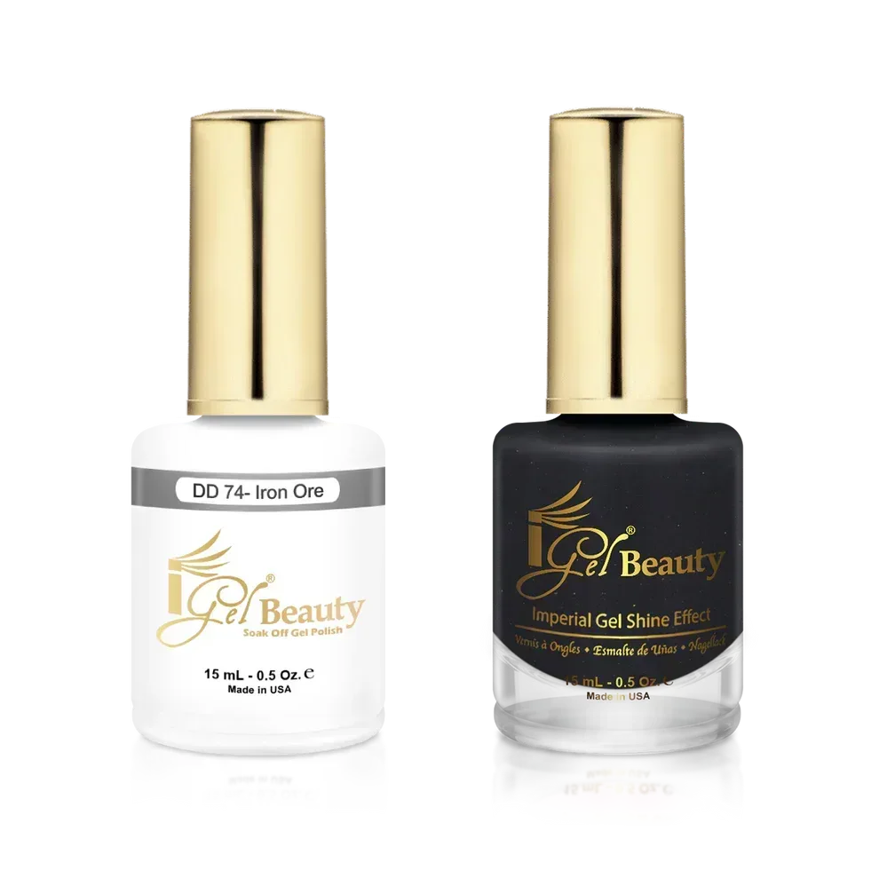 iGel Matching Duo Gel Polish 0.5oz - #074 Iron Ore - TTT Nails Supply