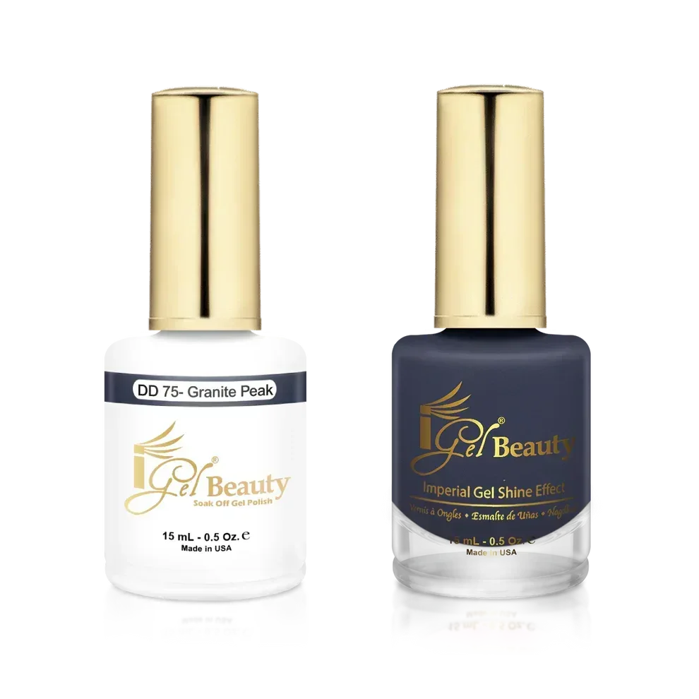 iGel Matching Duo Gel Polish 0.5oz - #075 Granite Peak - TTT Nails Supply