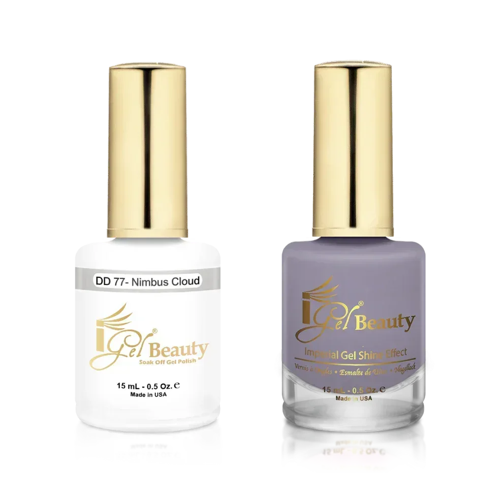 iGel Matching Duo Gel Polish 0.5oz - #077 Nimbus Cloud - TTT Nails Supply