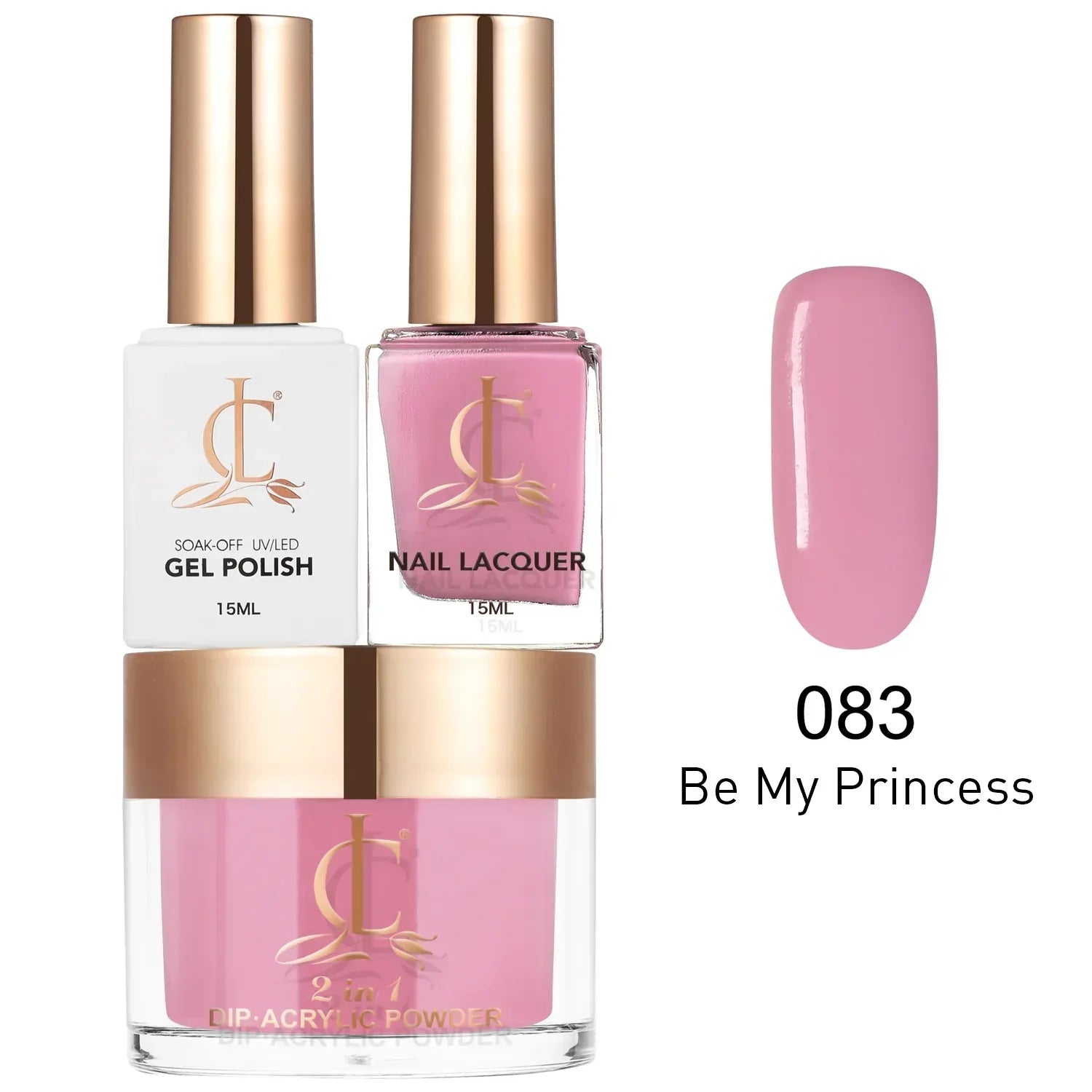 Cllam Matching 3in1 - CL083 BE MY PRINCESS - TTT Nails Supply
