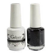Gelixir Duo Matching Gel Polish - #089 Black Night - TTT Nails Supply