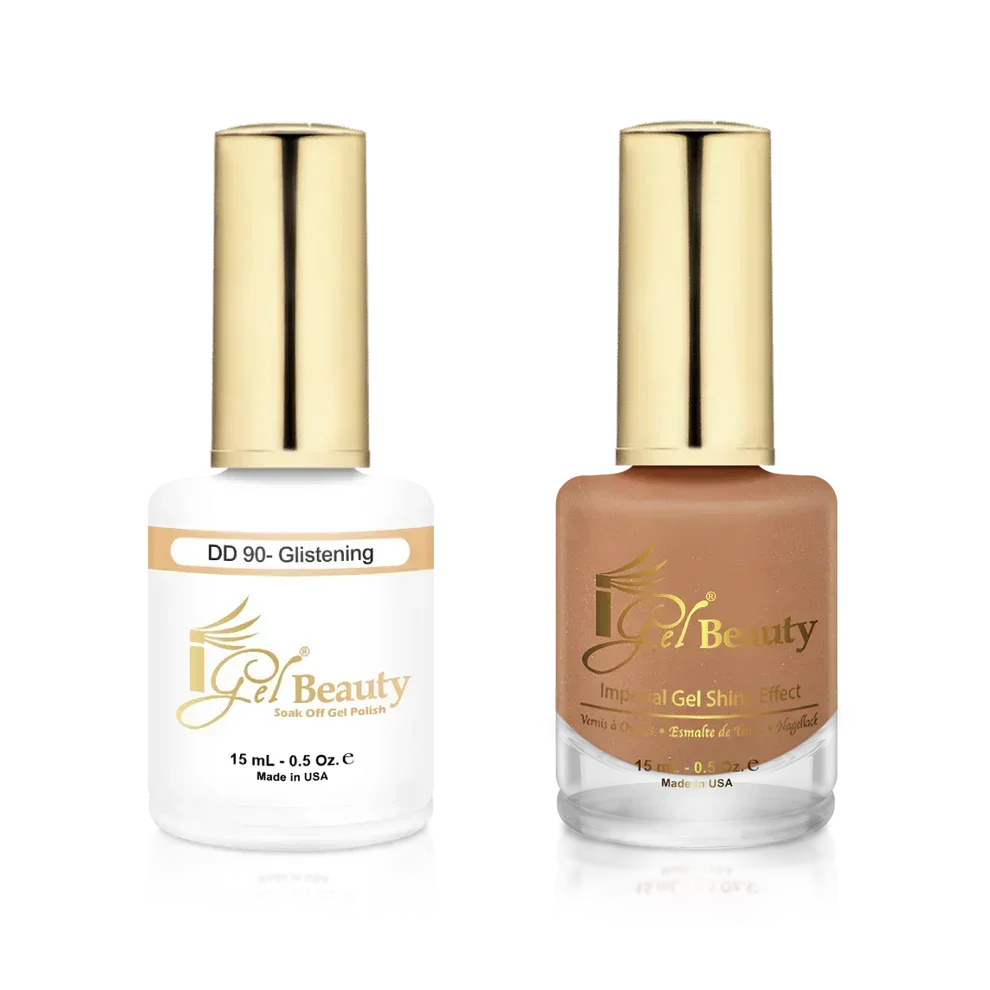 iGel Matching Duo Gel Polish 0.5oz - #090 Glistening - TTT Nails Supply