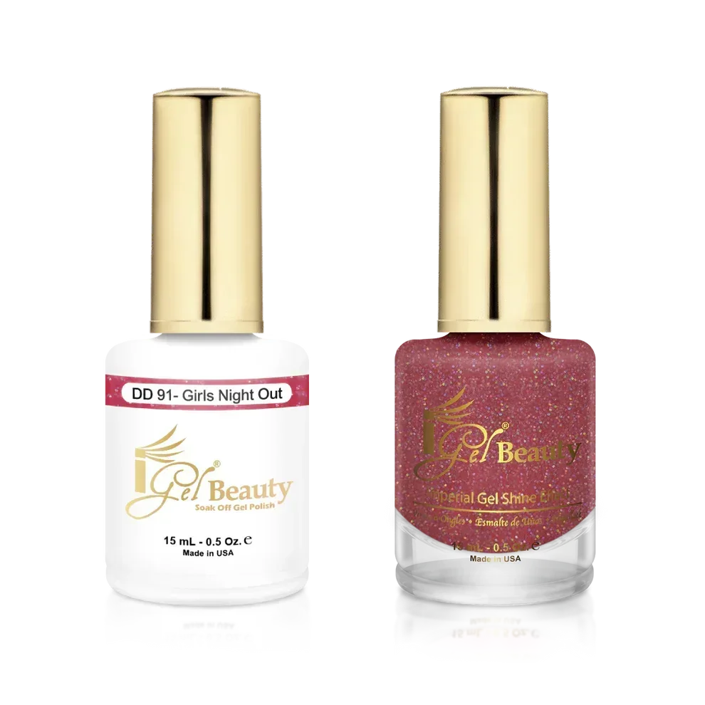iGel Matching Duo Gel Polish 0.5oz - #091 Girls Night Out - TTT Nails Supply