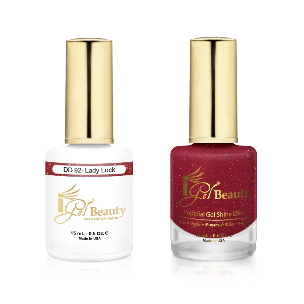 iGel Matching Duo Gel Polish 0.5oz - #092 Lady Luck - TTT Nails Supply