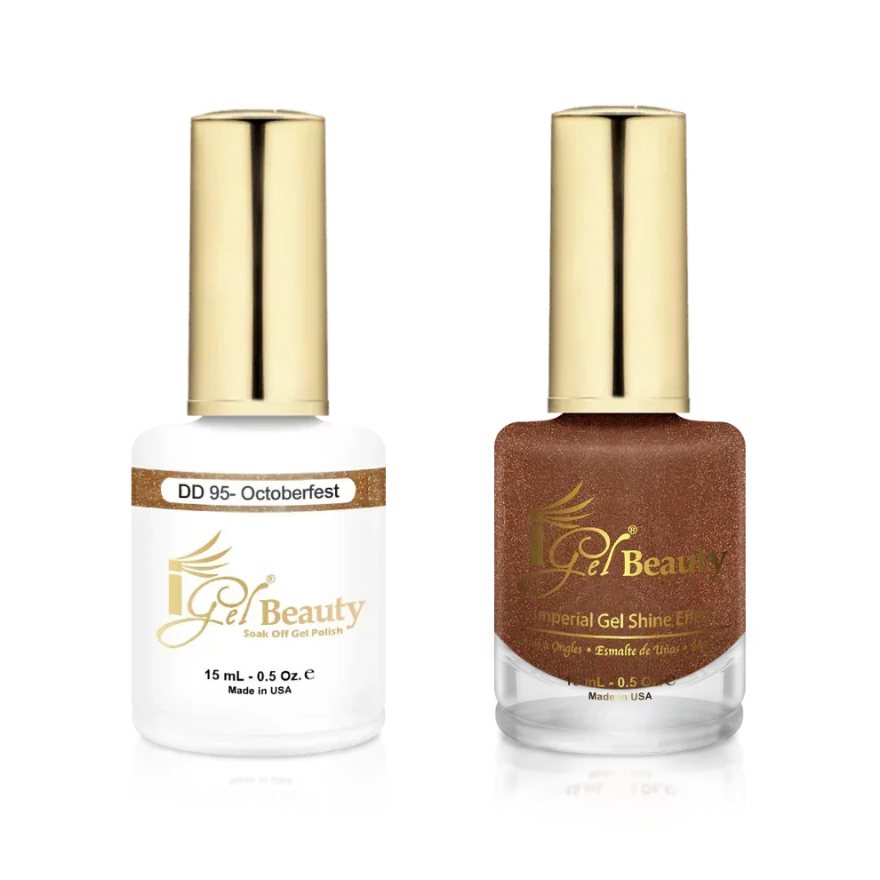 iGel Matching Duo Gel Polish 0.5oz - #095 Octoberfest - TTT Nails Supply