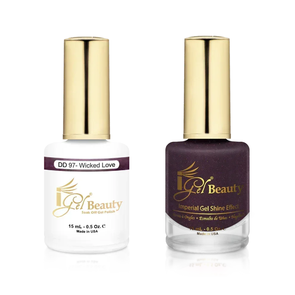 iGel Matching Duo Gel Polish 0.5oz - #097 Wicked Love - TTT Nails Supply