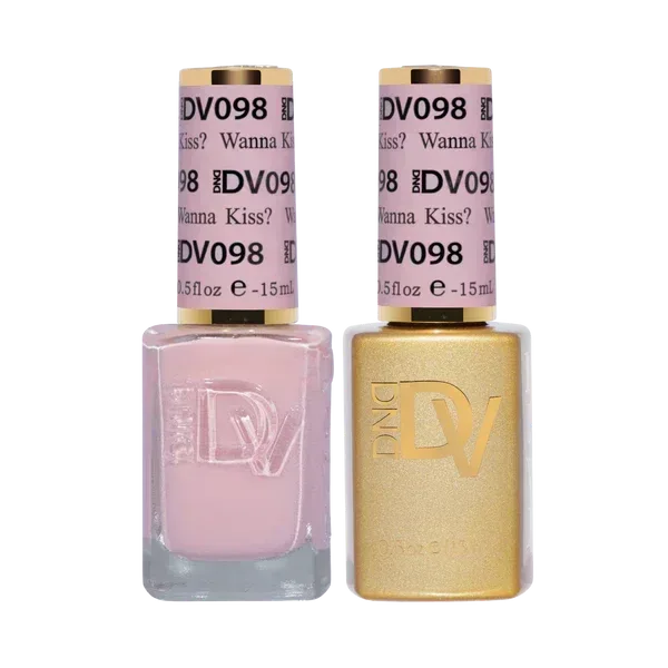 DND DIVA Duo Matching Color - #098 Wanna Kiss - TTT Nails Supply