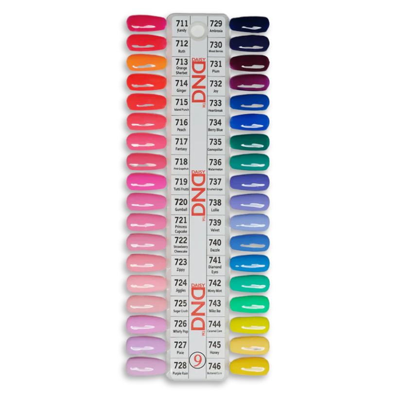 DND Swatch #09 - 36 colors (#711 - #746)