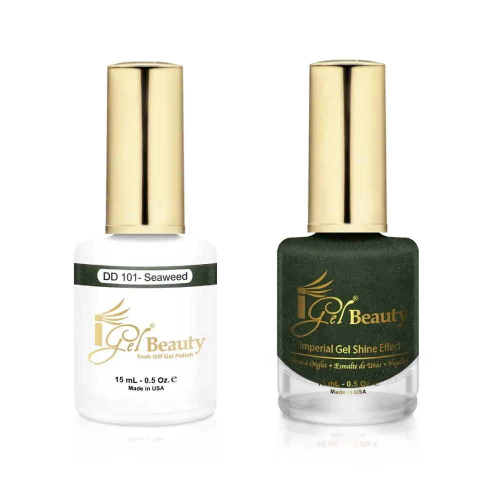 iGel Matching Duo Gel Polish 0.5oz - #101 Seaweed - TTT Nails Supply