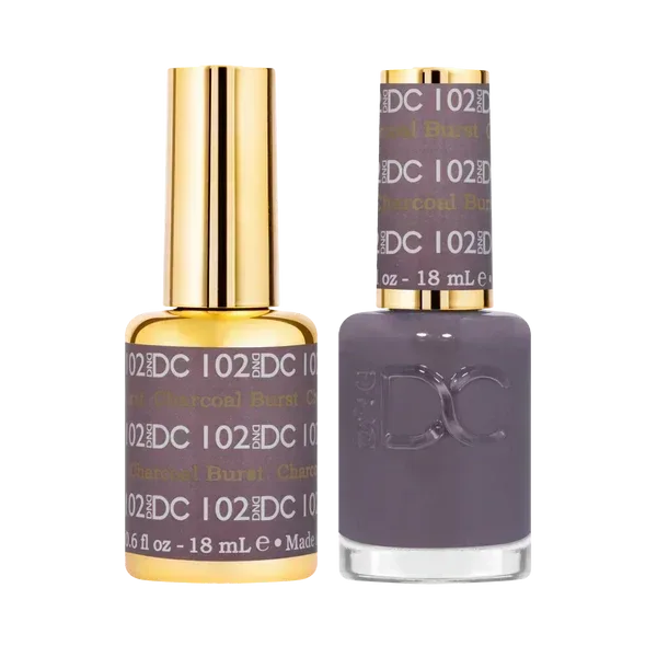 DC Duo Matching Color - #102 Charcoal Burst - TTT Nails Supply