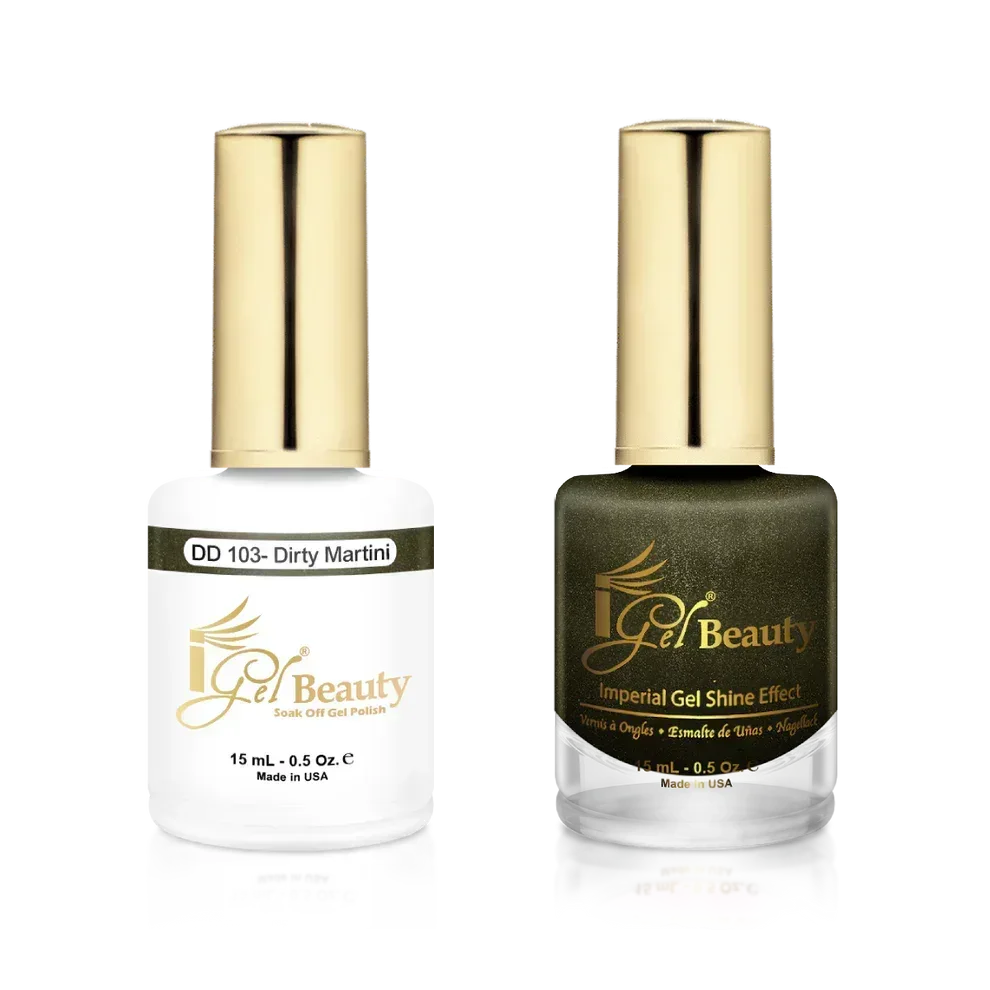 iGel Matching Duo Gel Polish 0.5oz - #103 Dirty Martini - TTT Nails Supply