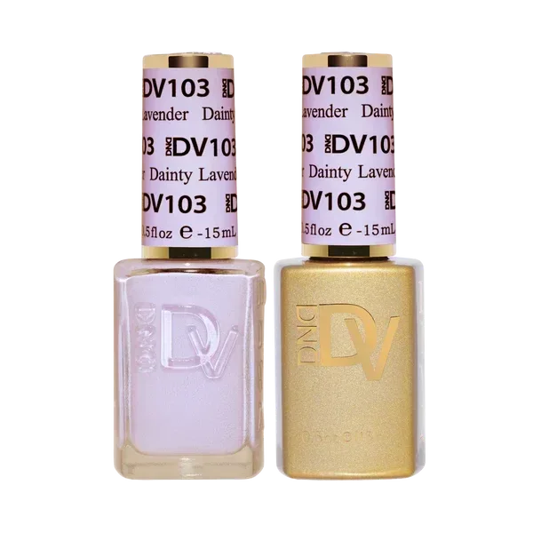 DND DIVA Duo Matching Color - #103 Dainty Lavender - TTT Nails Supply