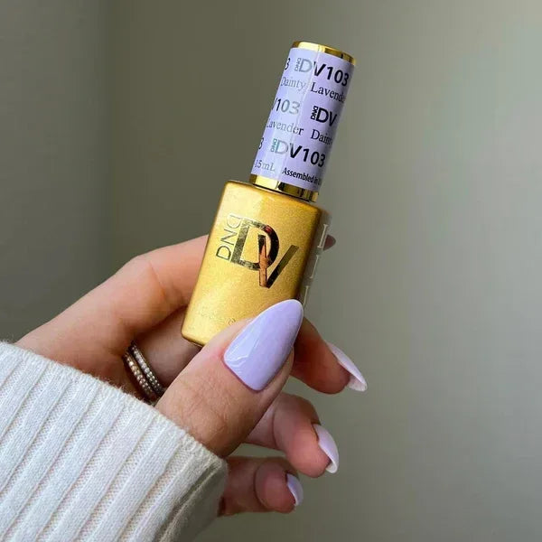 DND DIVA Duo Matching Color - #103 Dainty Lavender - TTT Nails Supply
