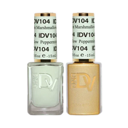 DND DIVA Duo Matching Color - #104 Peppermint Marshmallow - TTT Nails Supply