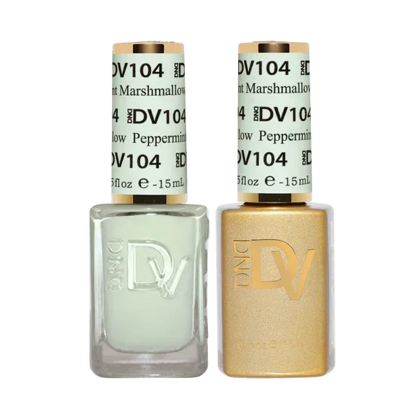 DND DIVA Duo Matching Color - #104 Peppermint Marshmallow - TTT Nails Supply