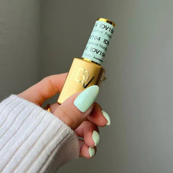 DND DIVA Duo Matching Color - #104 Peppermint Marshmallow - TTT Nails Supply