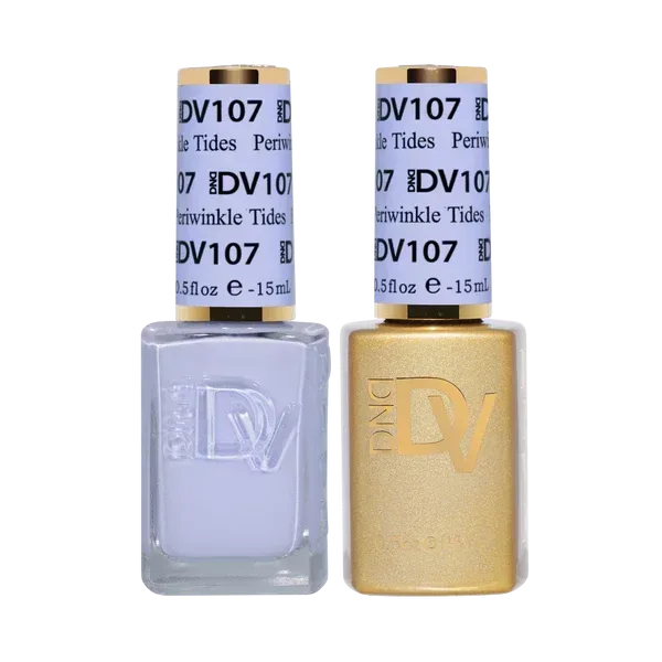 DND DIVA Duo Matching Color - #107 Periwinkle Tides - TTT Nails Supply