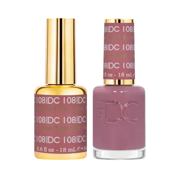 DC Duo Matching Color - #108 Barn Red - TTT Nails Supply