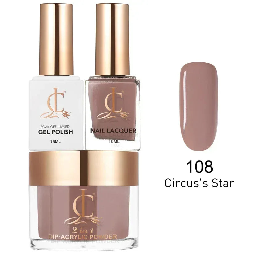 Cllam Matching 3in1 - CL108 CIRCUS'S STAR - TTT Nails Supply