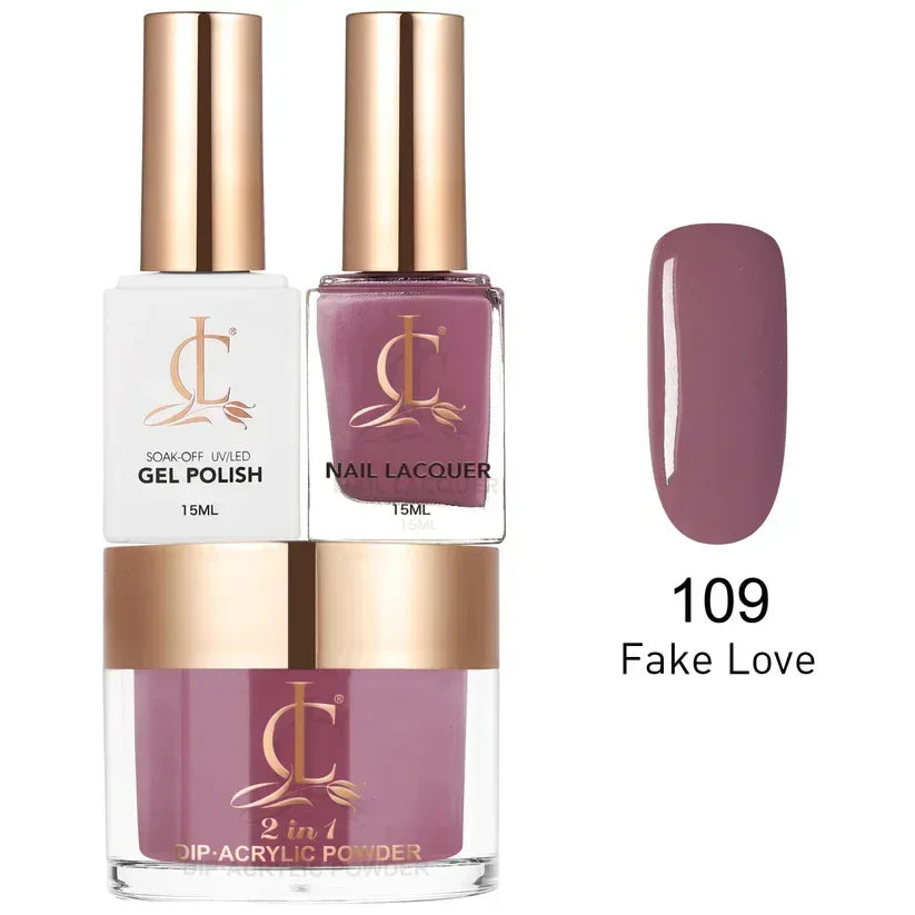 Cllam Matching 3in1 - CL109 FAKE LOVE - TTT Nails Supply