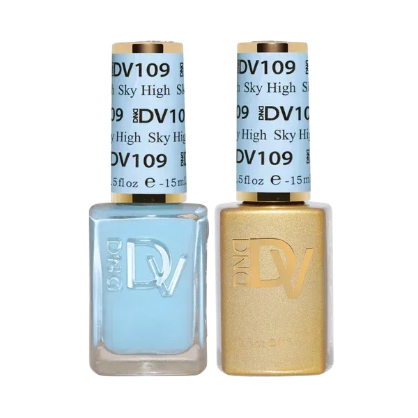 DND DIVA Duo Matching Color - #109 Sky High - TTT Nails Supply