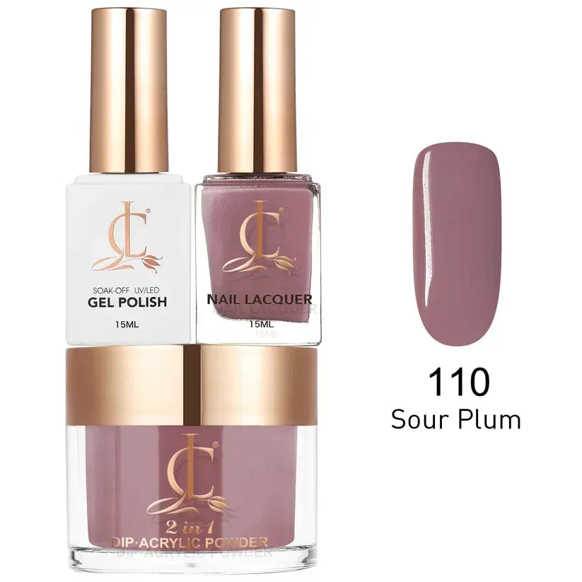 Cllam Matching 3in1 - CL110 SOUR PLUM - TTT Nails Supply