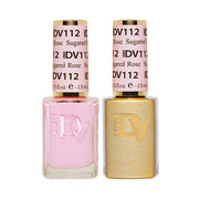 DND DIVA Duo Matching Color - #112 Sugared Rose - TTT Nails Supply