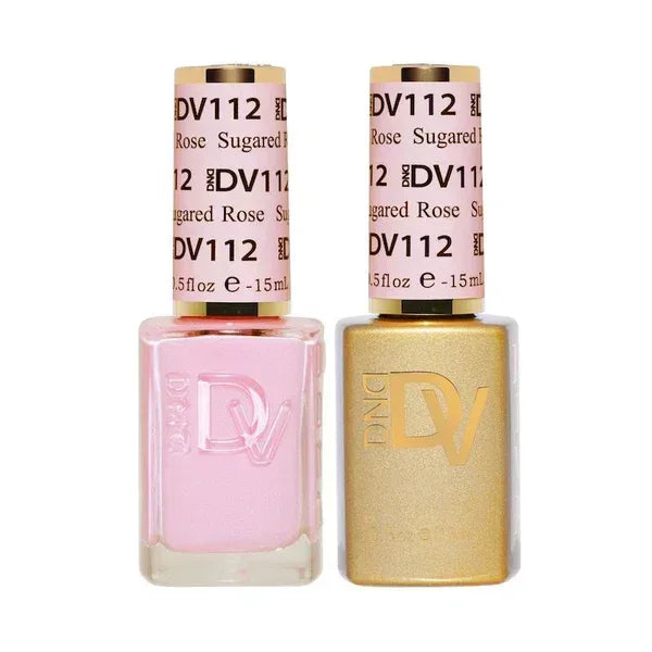 DND DIVA Duo Matching Color - #112 Sugared Rose - TTT Nails Supply