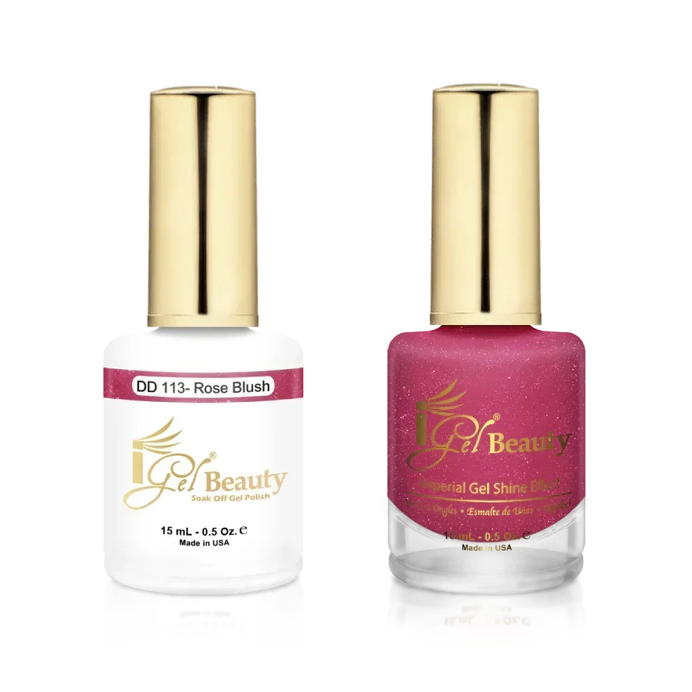 iGel Matching Duo Gel Polish 0.5oz - #113 Rose Blush - TTT Nails Supply
