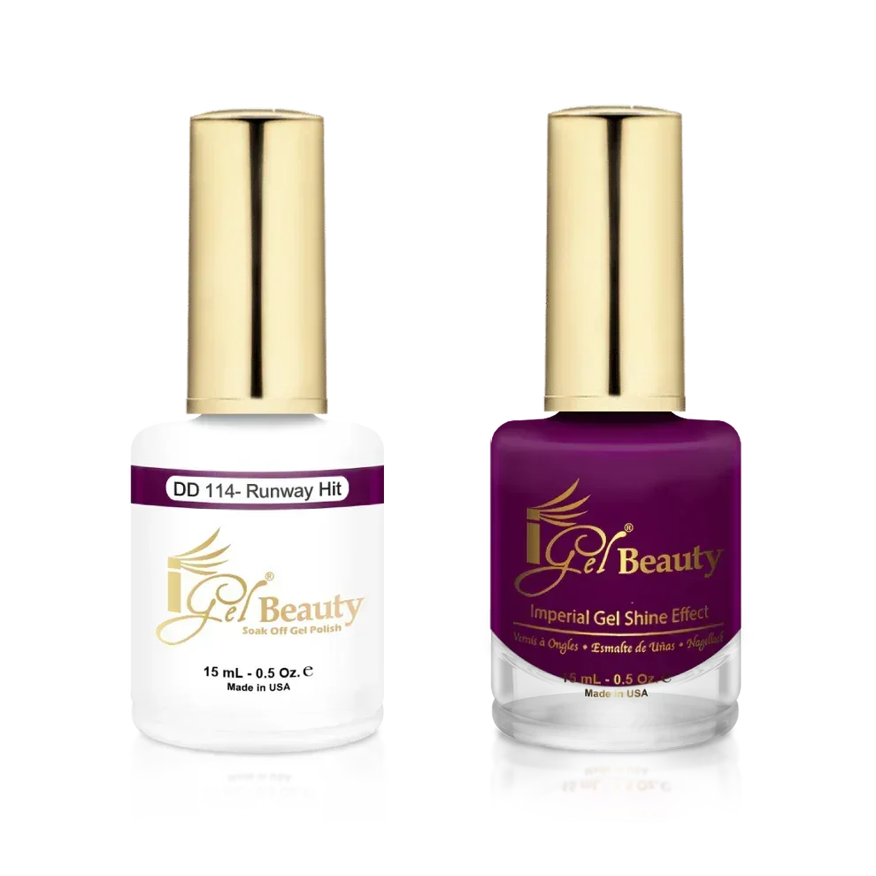 iGel Matching Duo Gel Polish 0.5oz - #114 Runway Hit - TTT Nails Supply