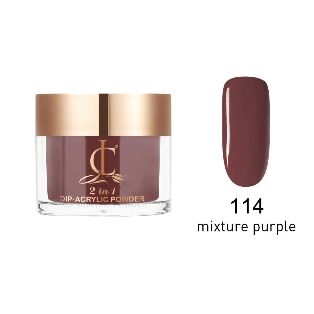 Cllam Dip Powder 2oz - CL114 MIXTURE PURPLE