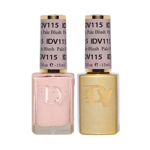 DND DIVA Duo Matching Color - #115 Pale Blush - TTT Nails Supply