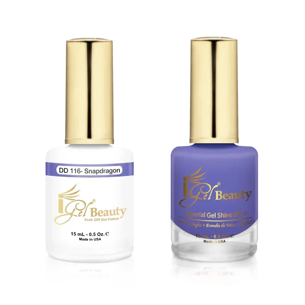 iGel Matching Duo Gel Polish 0.5oz - #116 Snapdragon - TTT Nails Supply