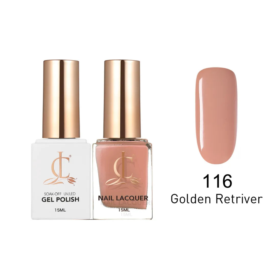 Cllam Duo Gel Lacquer - CL116 GOLDEN RETRIEVER