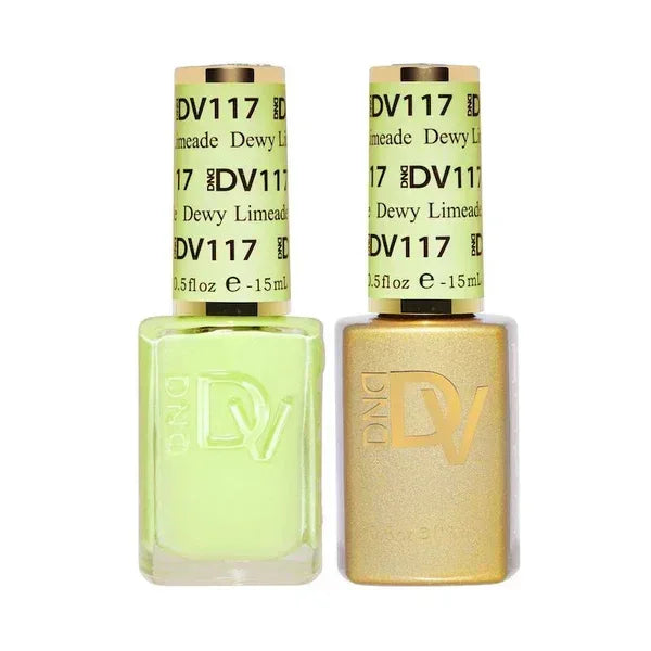 DND DIVA Duo Matching Color - #117 Dewy Limeade - TTT Nails Supply