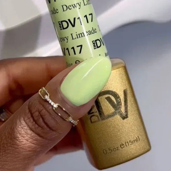 DND DIVA Duo Matching Color - #117 Dewy Limeade - TTT Nails Supply