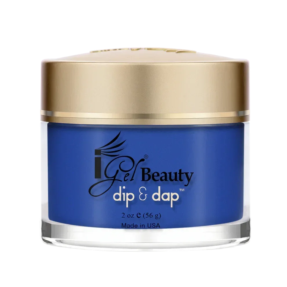 iGel Dip & Dap 2in1 Powder 2oz - #118 Bellissimo Blue - TTT Nails Supply