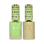 DND DIVA Duo Matching Color - #118 Pale Kiwi - TTT Nails Supply