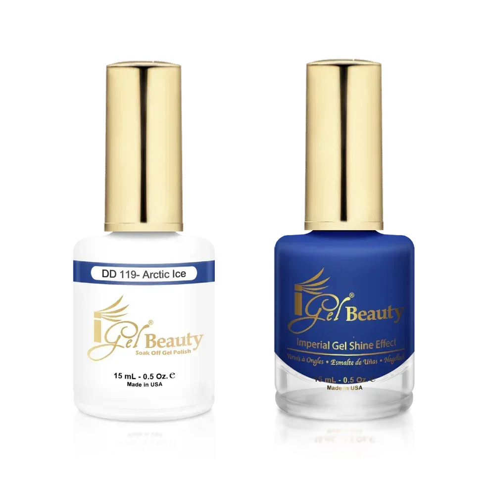 iGel Matching Duo Gel Polish 0.5oz - #119 Arctic Ice - TTT Nails Supply